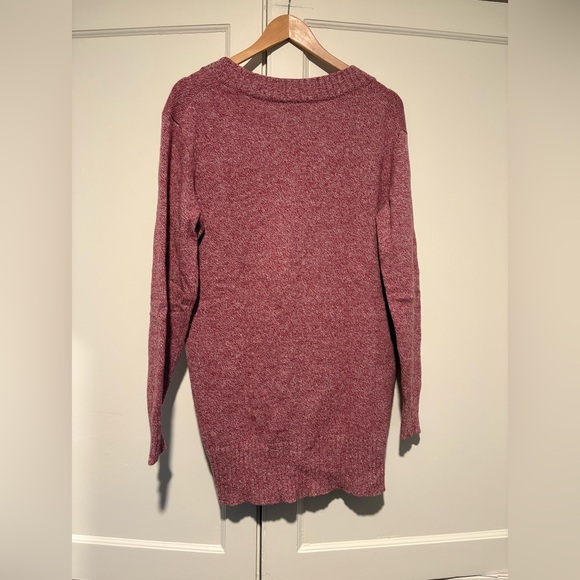 Athleta Red Wool / Cashmere Tunic Sweater - Picture 2 of 4